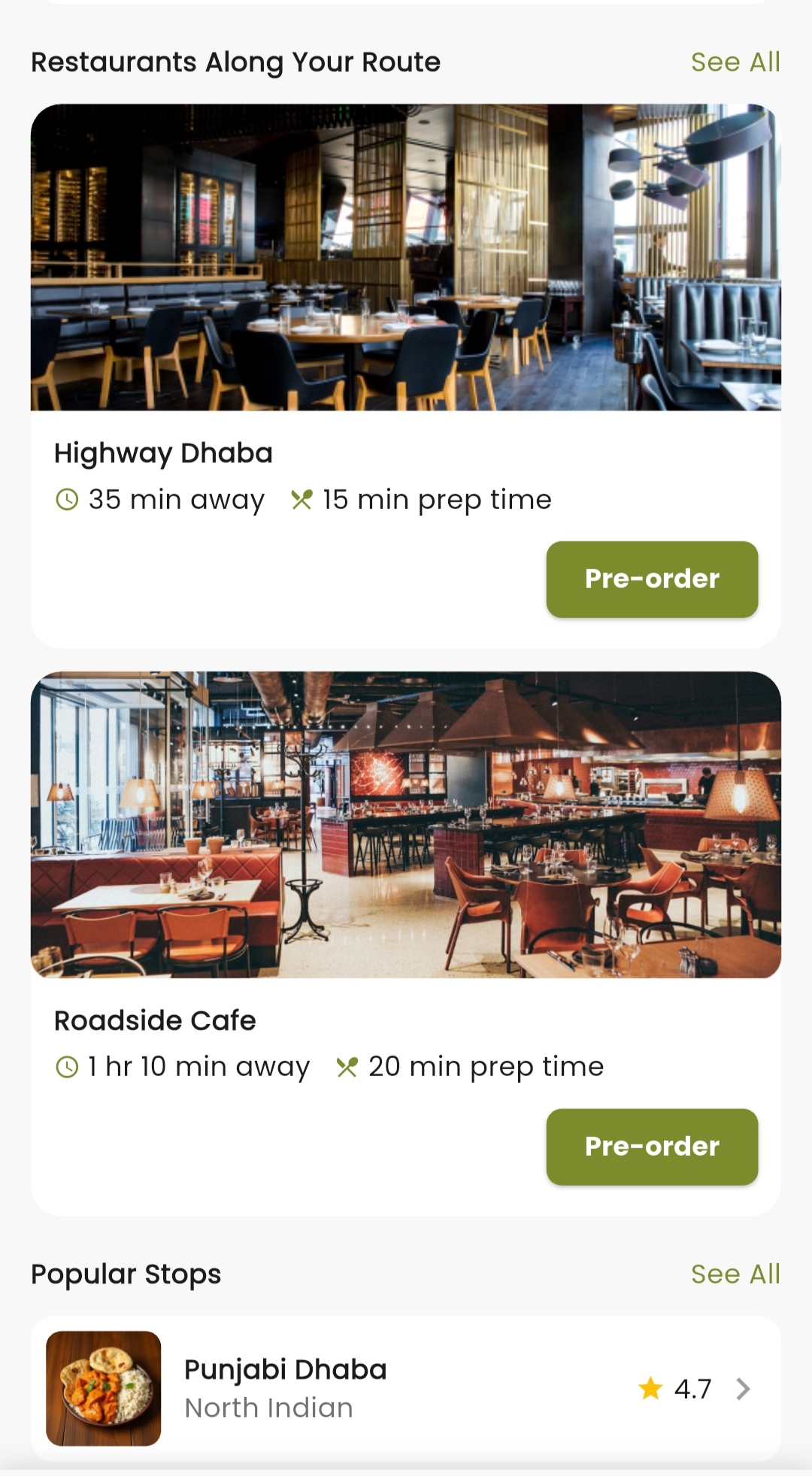 Restaurant Selection